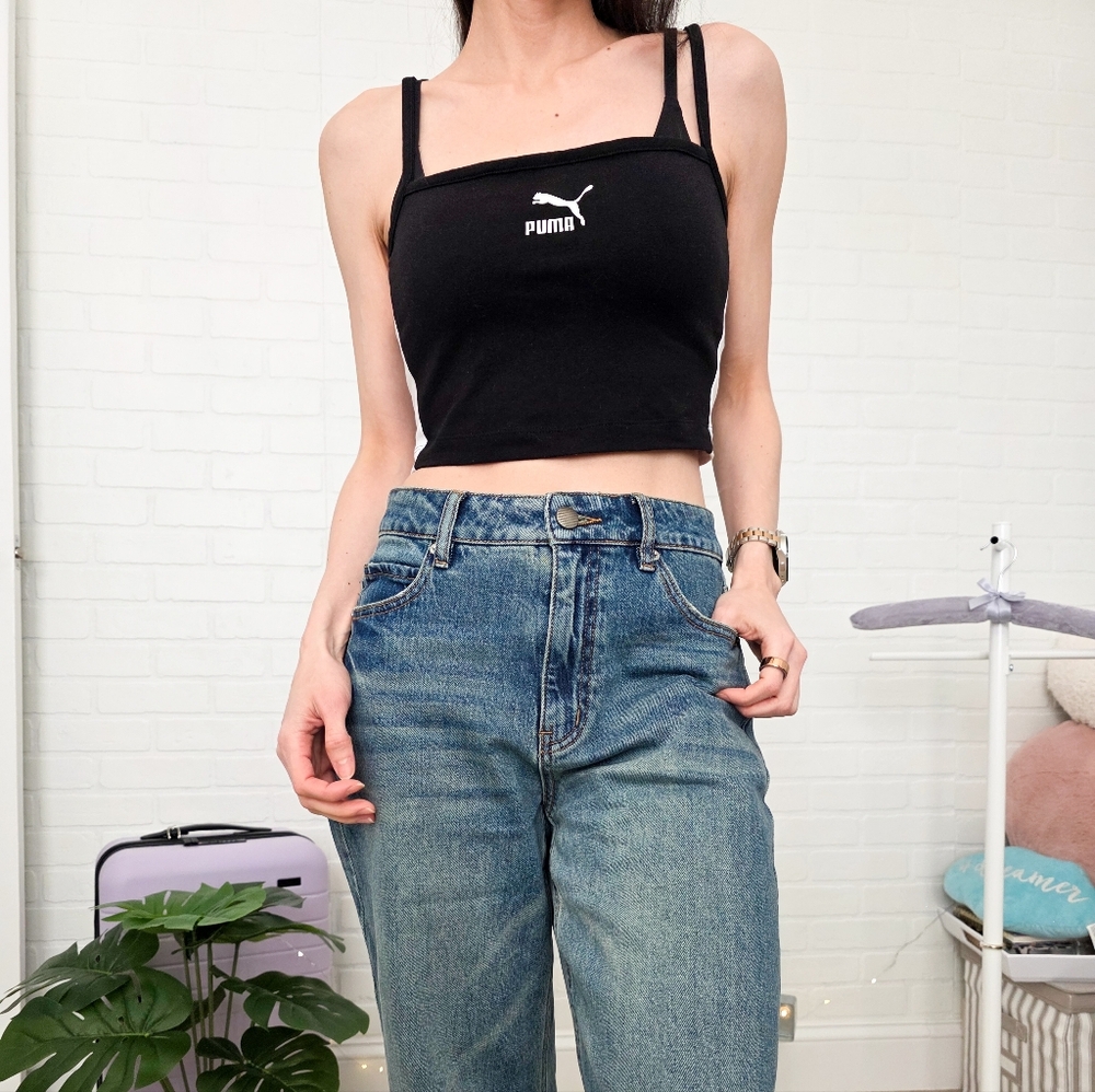 Puma Black Crop Tank